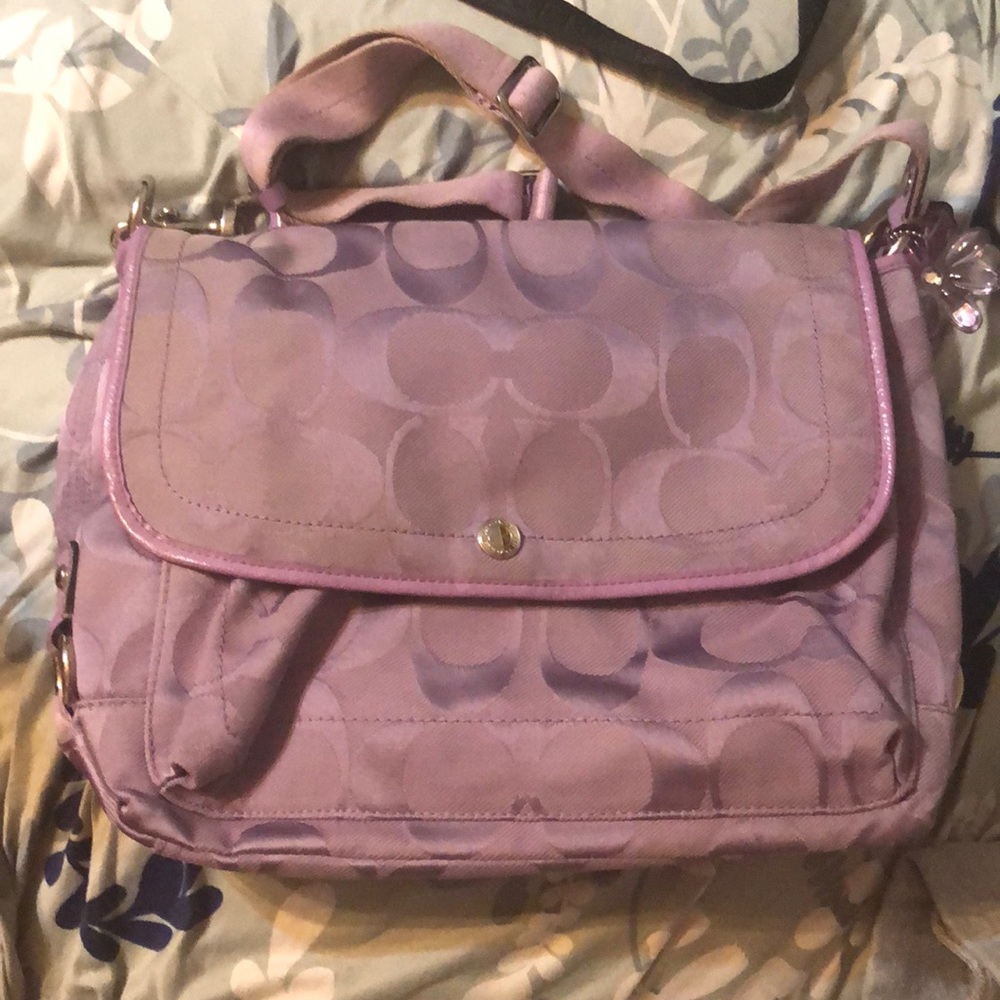 Coach large crossbody handbag.